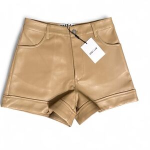 GREY LAB High Waist Tan Shorts - Size Small NWT